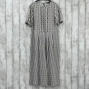 [ TRANS WORK ] 롱 원피스 기하학 패턴 40 사이즈