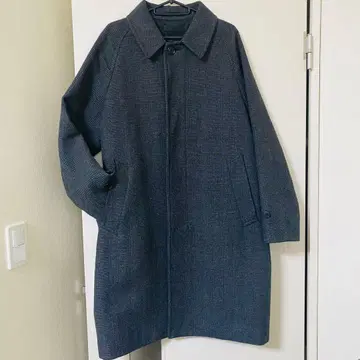 UNIQLO 싱글 브레스티드 코트 글렌체크