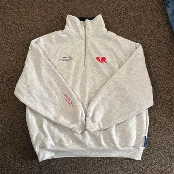 SEQUENZ 하프 지퍼 맨투맨 L 그레이