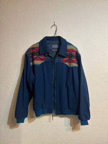 Pendleton 네이비 자켓 웨스턴 스타일