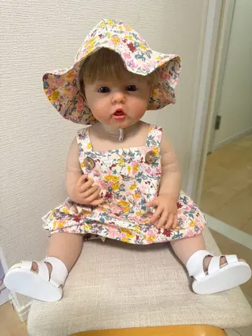 미사용품 인형 놀이 여아 모자 론패스 신발 포함