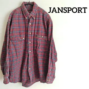 JANSPORT 잔스포츠 90년대 셔츠 체크 구제 의류
