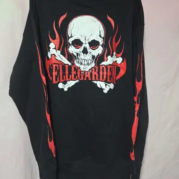 ELLEGARDEN 스컬 디자인 후드티