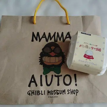 빵 반죽과 공주님 오뚝이 마그넷 쇼핑백 포함 미타카의 숲 지브리 미술관