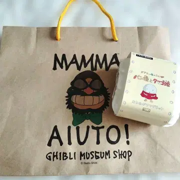 빵 반죽과 공주님 오뚝이 마그넷 쇼핑백 포함 미타카의 숲 지브리 미술관
