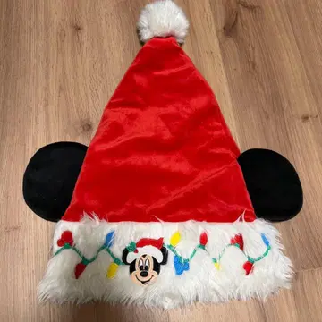 미키 귀 달린 크리스마스 모자