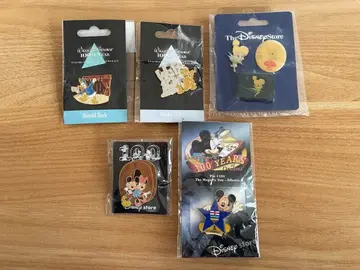 디즈니 핀 배지 5개 세트 디즈니 스토어