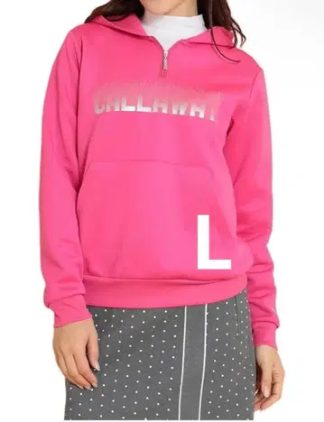 [ L ] 캘러웨이 여성용 풀 집업 맨투맨 골프