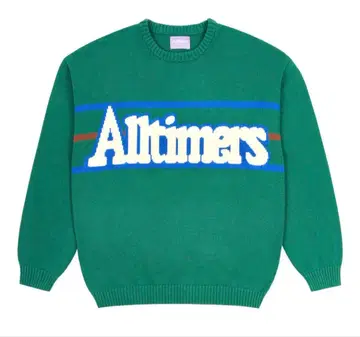 Alltimers 그린 크루넥 스웨터