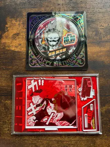 키리시마 에이지로 히로아카 2025 벌스데이 생일 캔뱃지 아크릴 스탠드