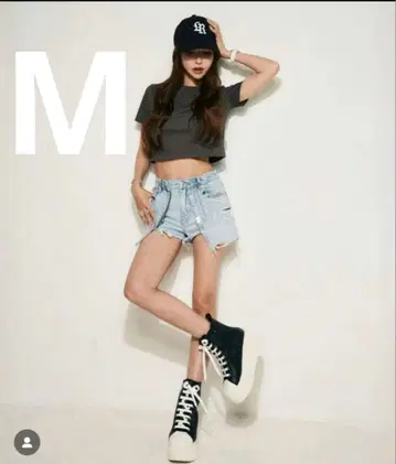 [ 미사용 새상품 ] 스즈키 아미 하이컷 스니커즈 통굽 M 사이즈