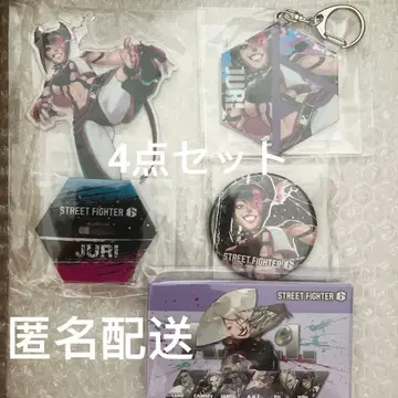 캡슐 복권 스트리트 파이터6 주리 아크릴 스탠드 세트