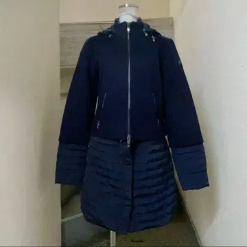 아르마니진스 울 코트 네이비 컬러 ARMANI JEANS