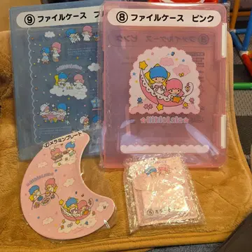 키키라라 행운 복권 파일 케이스 핑크 블루 외