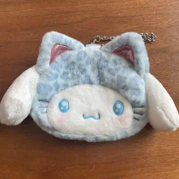 산리오 시나몬 갸루 고양이 페이스 파우치