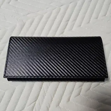 남성용 장지갑 블랙 x 블루 카드 동전 수납 가능 크리스마스 선물