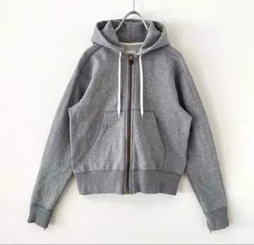 SCYE BASIC 후드 맨투맨  36 스테디셀러 그레이 크롭