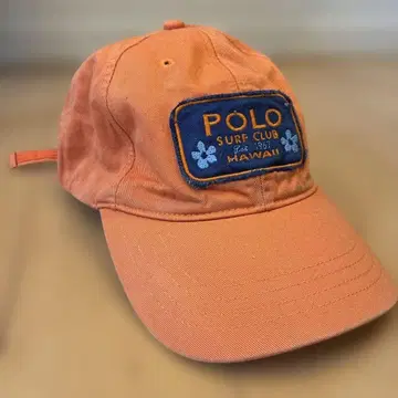 레어 빈티지 Polo Surf Club RL-67 캡 오렌지