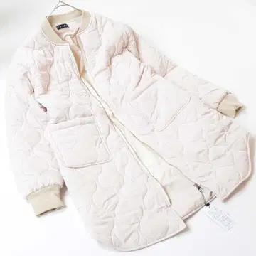 새상품 택 포함 M~L 충전솜 퀼팅 롱 코트 여성용