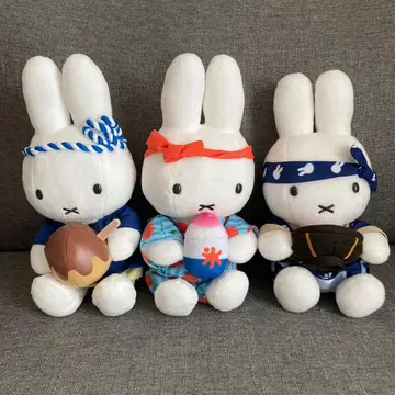 미피 봉제 인형 축제 타코야키 오사카 우메다 카가와 3종 세트