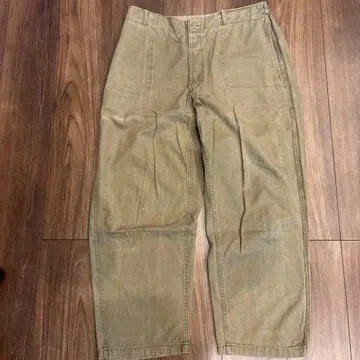 구제 의류 군용 팬츠 스웨덴 베이커 팬츠 60s 70s 80s