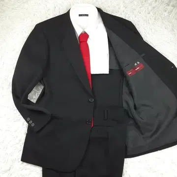 새상품급 더반 블랙 포멀 수트 블랙 블랙 셋업