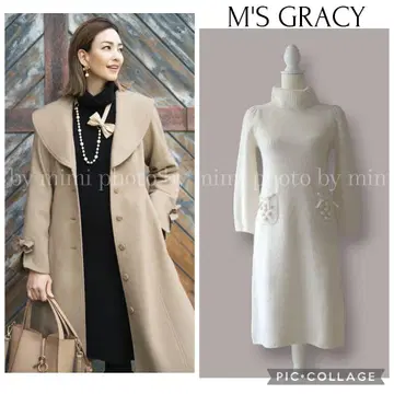 M'S GRACY*카탈로그 게재*모헤어 혼방 니트 원피스