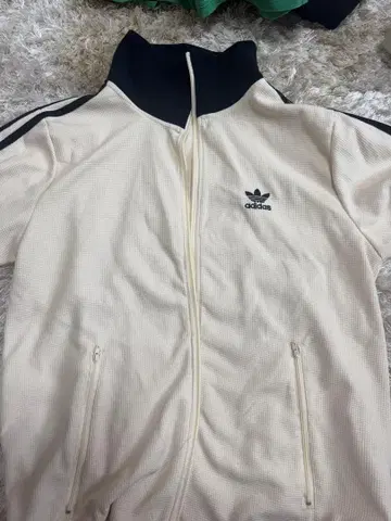 adidas 트레포일 집업 저지 L