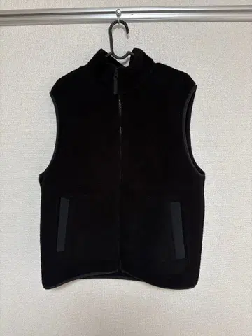 블랙 플리스 집업 베스트 M