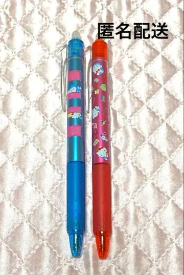 헬로키티 도라에몽 프릭션 2개 세트 헤이세이 레트로 콜라보 상품 레어