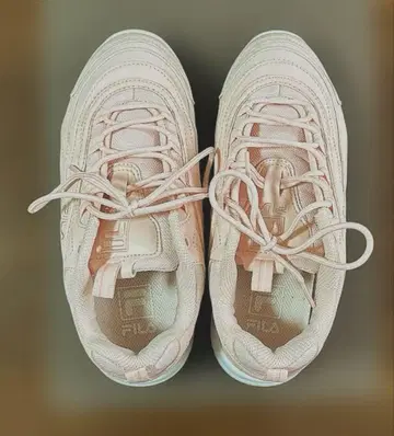 FILA 통굽 스니커즈 핑크 23.5cm