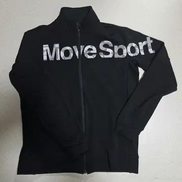 [ 새상품급 ] DESCENTE MoveSport 풀 지퍼 자켓 L 블랙