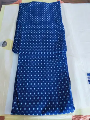 민예 수직 카스리 면 기모노 [ 구루메카스리 ]