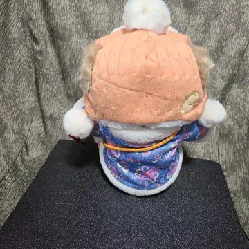 상하이 디즈니랜드 구정 더피 겨울 의상 봉제 인형 약 30cm