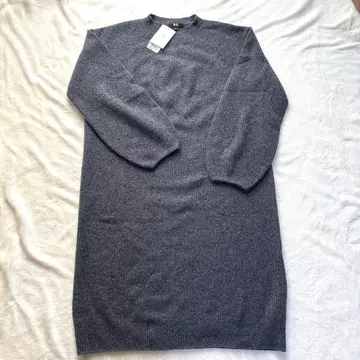 UNIQLO 3D 라무 블렌드 원피스 (긴팔 레귤러 기장)