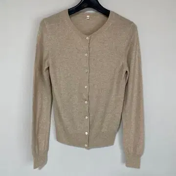 무인양품 S 캐시미어 100% 가디건 베이지 계열 따뜻한 DMW