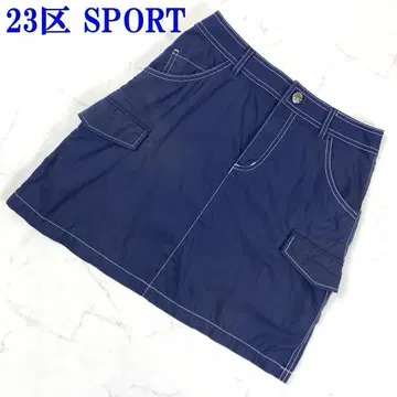 23구 SPORT 화이트 스티치 타이트 스커트 네이비 58 C9663