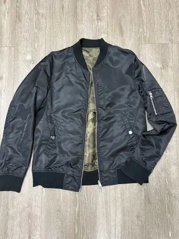 MA-1 플라이트 자켓 M 사이즈 카모플라쥬 리버서블