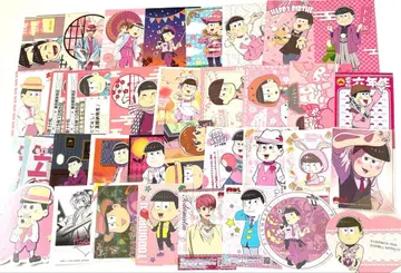 오소마츠 6쌍둥이 토도마츠 브로마이드 엽서 등 35장 이상 묶음 판매