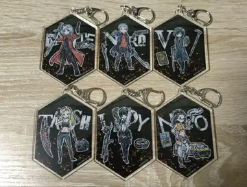 [컴플리트] 데빌 메이크라이 그래프 아트 아크릴 키링 세트