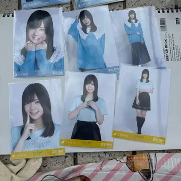 토미사토 리나 노기자카46 랜덤 브로마이드 6종 컴프 최신