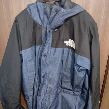 THE NORTH FACE 마운틴 후드티 L 사이즈 블랙/데님