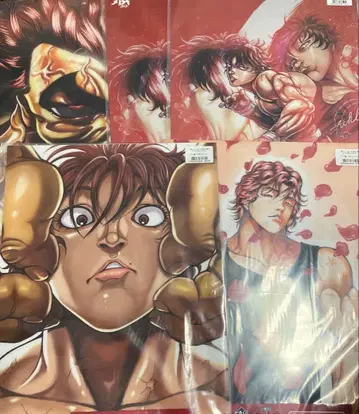 제일복권 바키 E상 클리어 포스터 5매