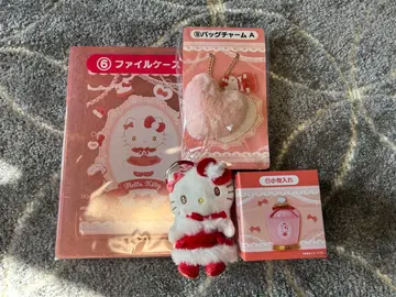 새상품 헬로키티 복권 4개 세트 산리오 마스코트 캐릭터