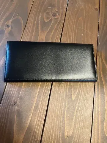 소가죽 장지갑 Made in Japan 블랙 미사용품