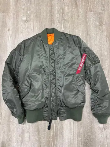 MA-1 플라이트 자켓 올리브 그린