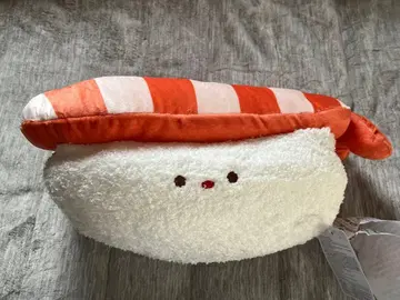 [ 새상품 미사용 ] 초밥 모양 봉제 인형 쿠션 새우