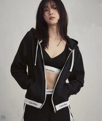 Calvin Klein 집업 후드티 S