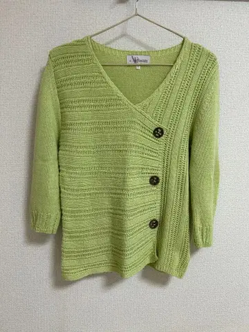 빈티지 니트 그린