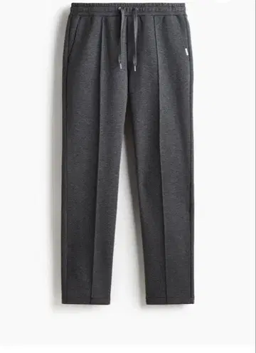 H&M 레귤러 핏 테일러드 조거 팬츠 다크 그레이